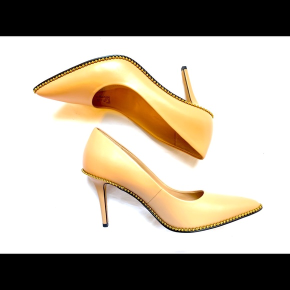 Coach Waverly Pump-Beechwood *bronze studs* - Picture 1 of 7